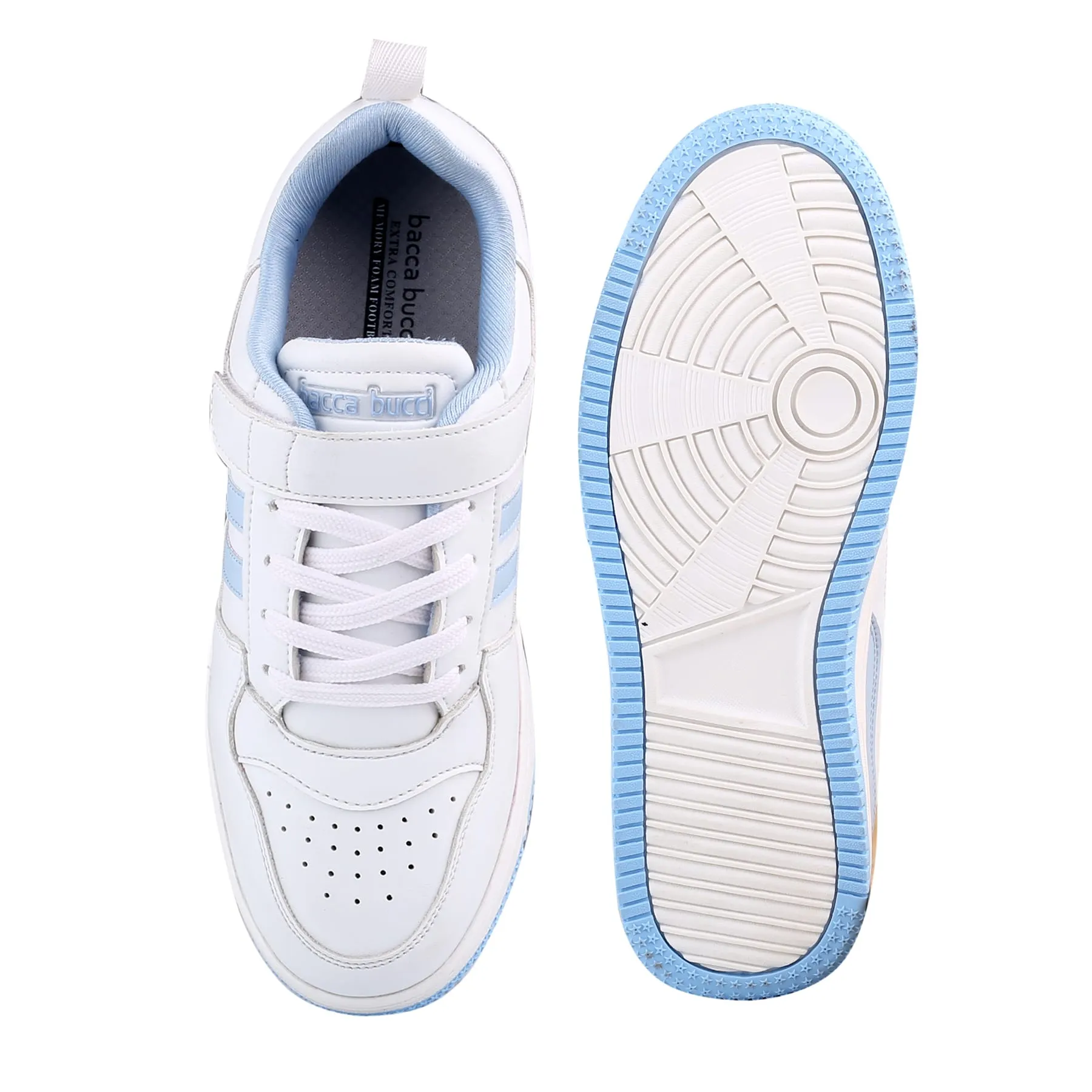 Bacca Bucci PHOENIX Low-Top Modische Damen-Sneakers mit Klettverschluss