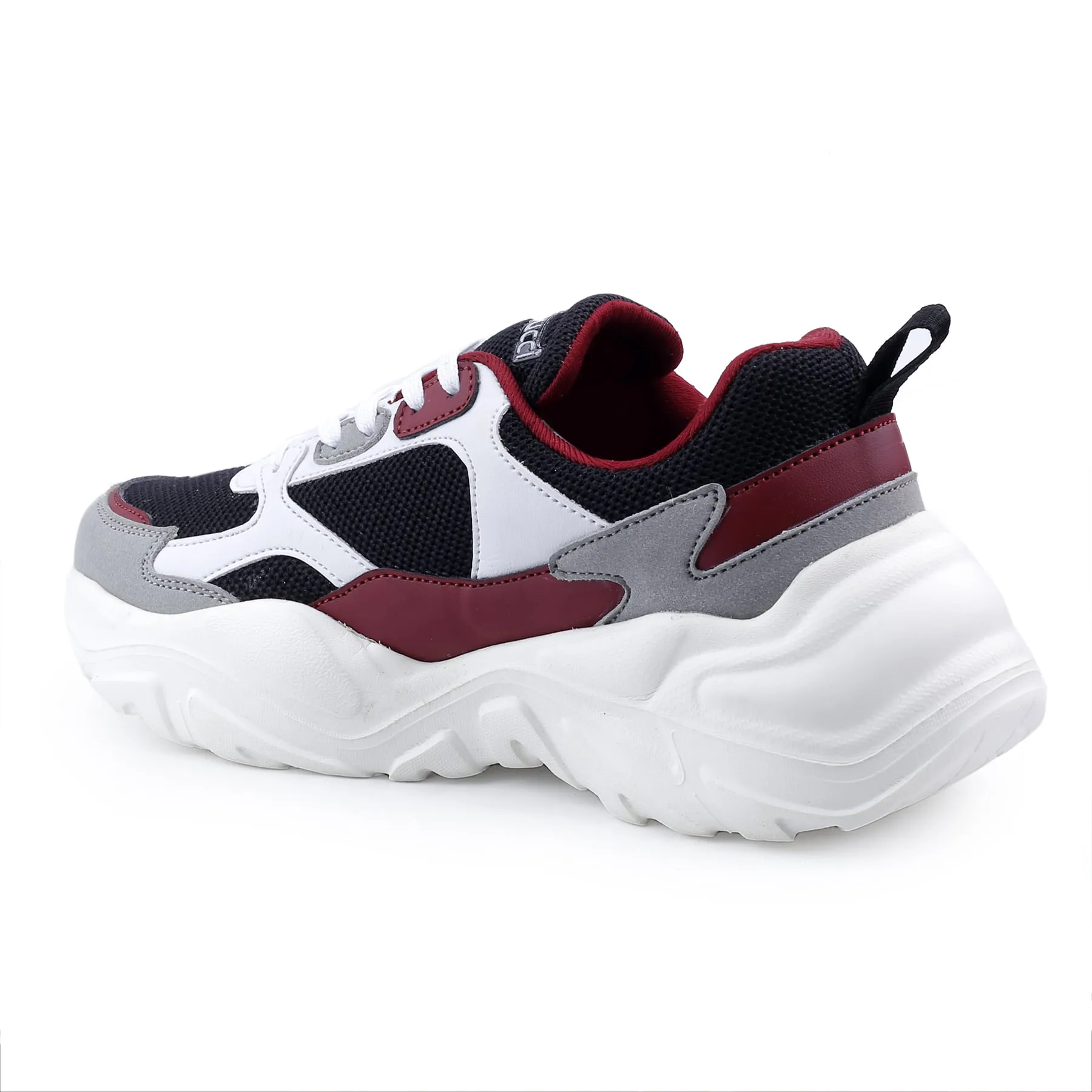 Bacca Bucci SPARK Low-Top Plateau-Sneaker im ColorBlock-Design für Damen | Streetwear-Sneaker mit dicker Sohle