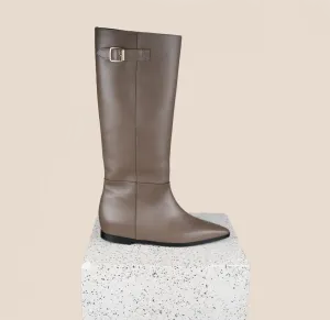 Bergamo Taupe Leder