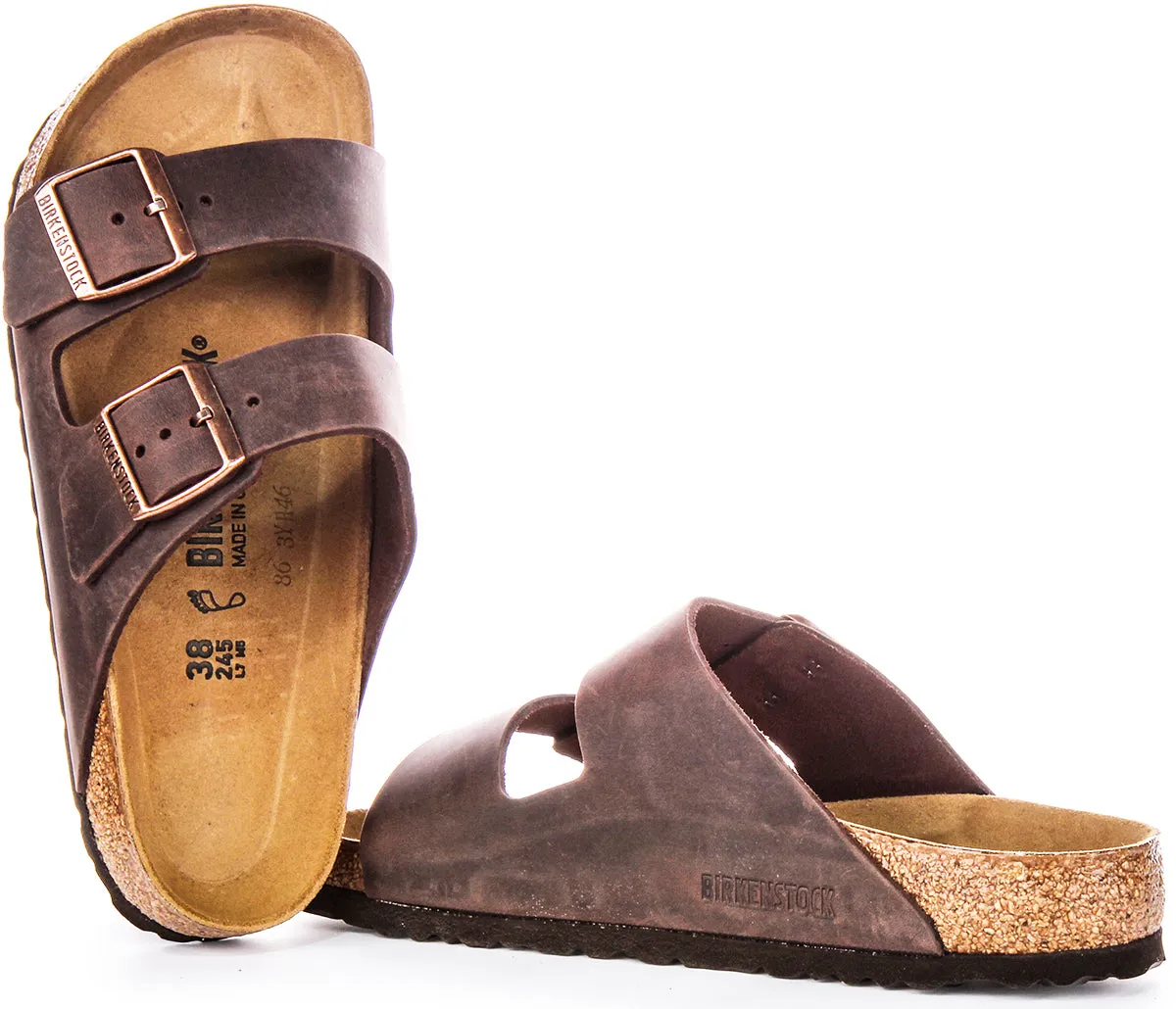 Birkenstock Arizon BS in Dunkelbraun | Regular Fit Schuhe Birkenstock