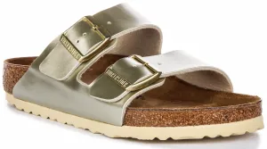 Birkenstock Arizona Kinder BS In Gold Meta Für Junior Schuhe Birkenstock