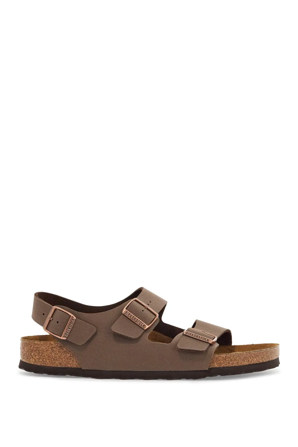 Birkenstock Birkoflor Mocca Sandalen mit Korksohle und verstellbaren Riemen Milano