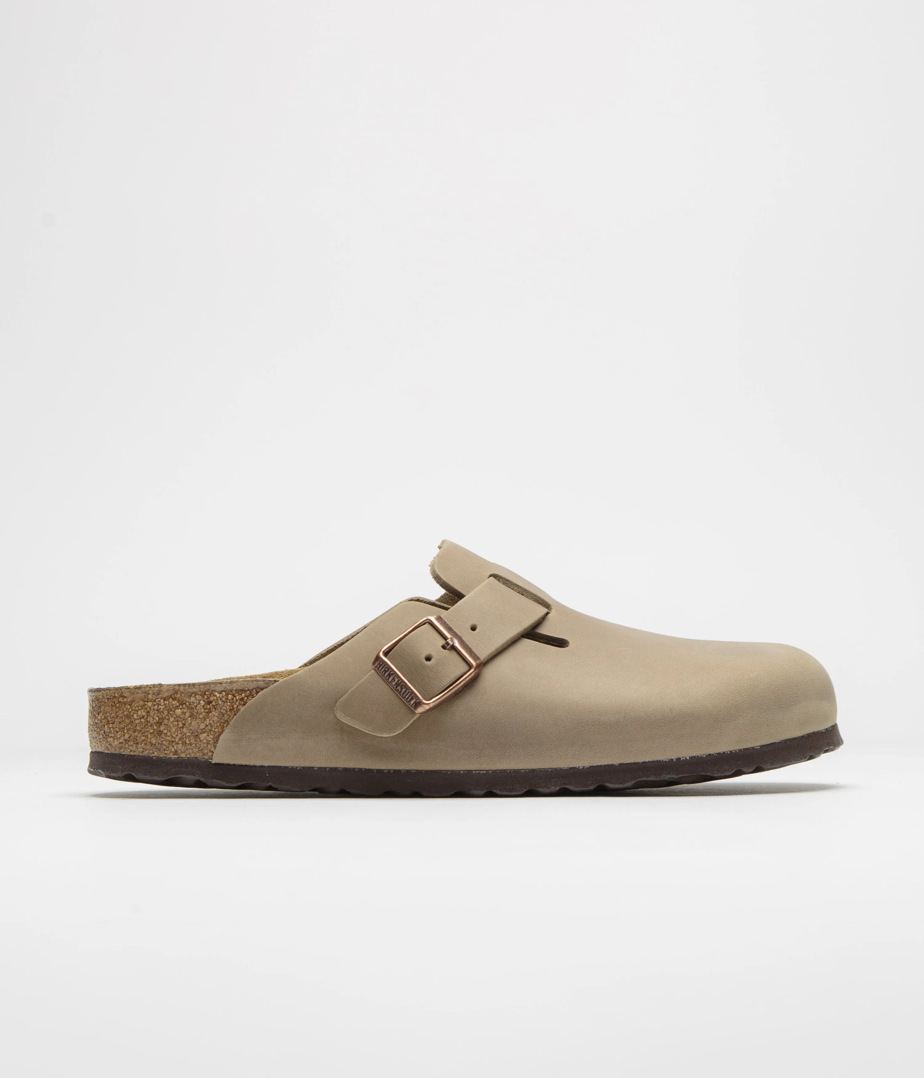 Birkenstock Boston Sandalen in schmaler Passform - Tabakbraune Birkenstock-Schuhe