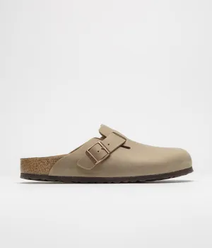 Birkenstock Boston Sandalen in schmaler Passform - Tabakbraune Birkenstock-Schuhe