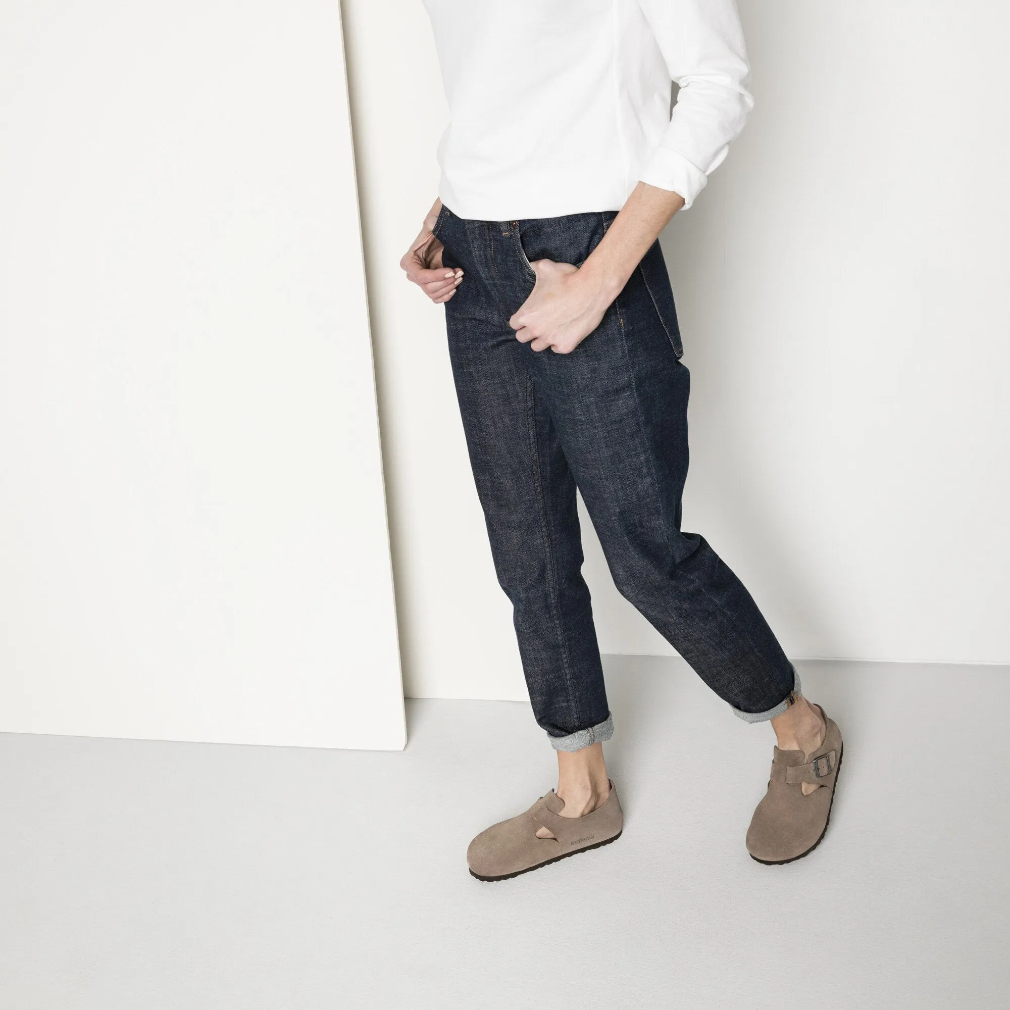 BIRKENSTOCK LONDON - Wildleder in Taube