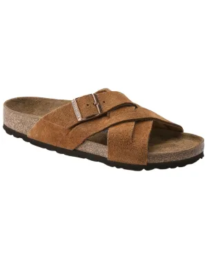 Birkenstock Lugano Soft Footbed Wildleder Sandale