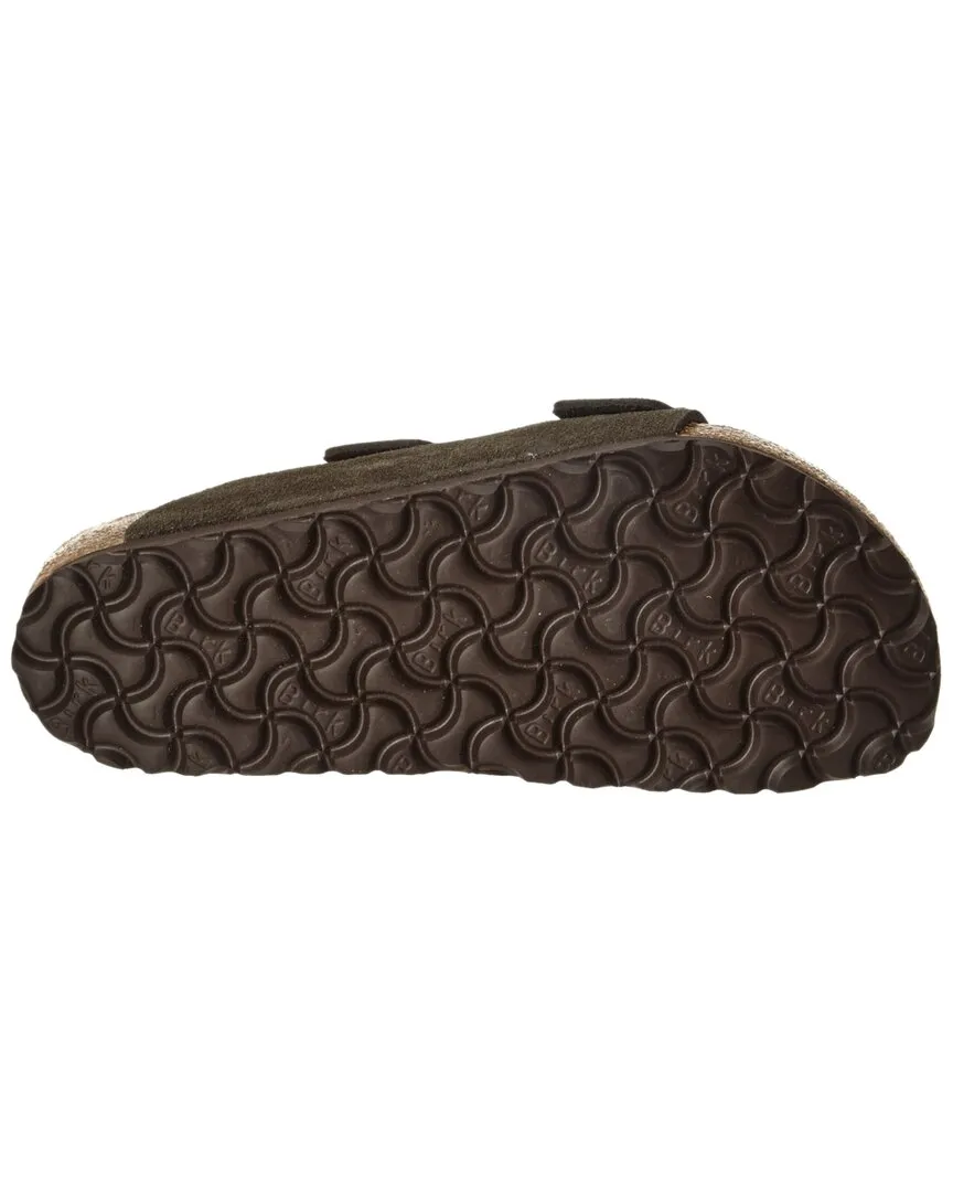 Birkenstock Herren Arizona Sandale mit weicher Fußbettung aus Wildleder