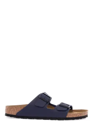 Birkenstock Herren Arizona Sandalen in Blau aus Birkoflor mit Korksohle