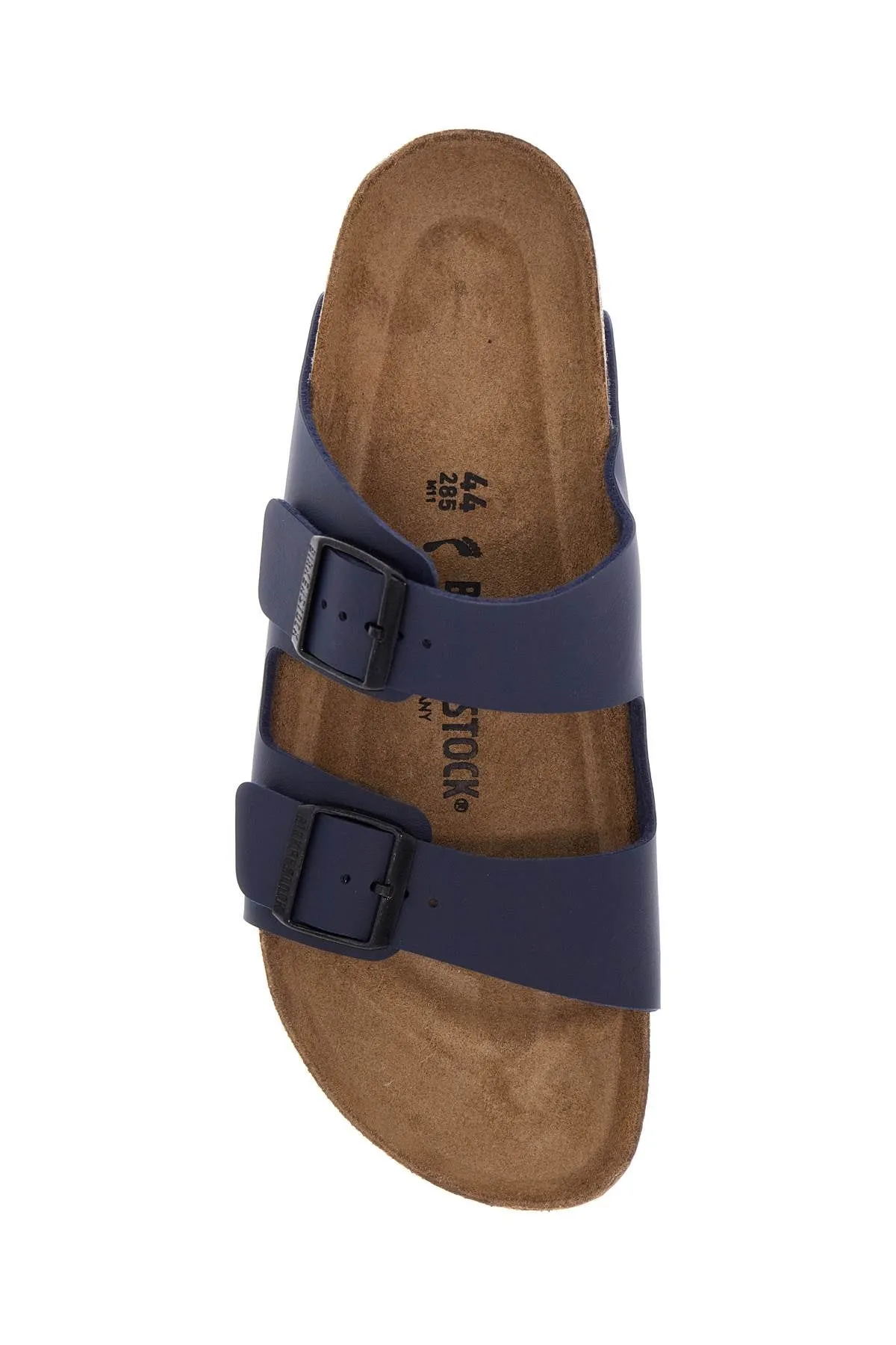 Birkenstock Herren Arizona Sandalen in Blau aus Birkoflor mit Korksohle