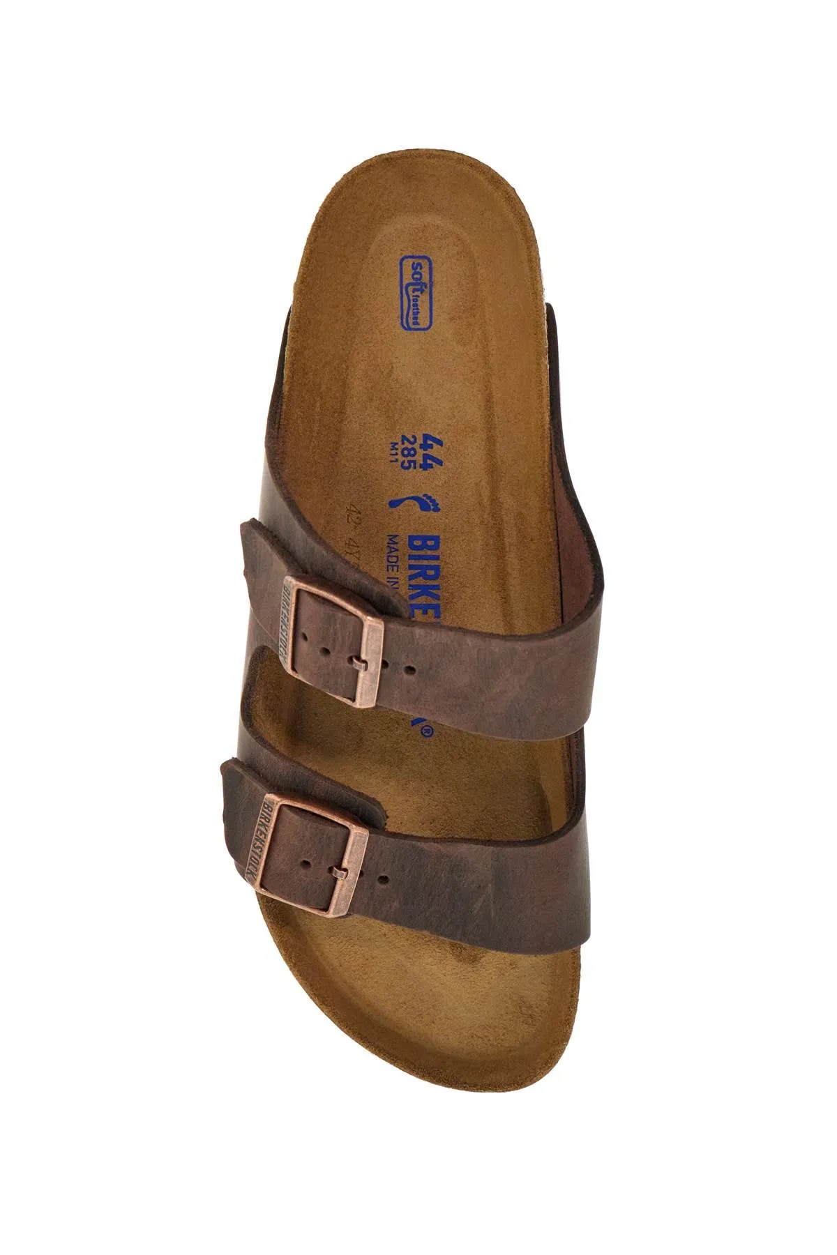Birkenstock Herren Classic Habana Leder Arizona Schlappen Mit Kork- Und Gummisohle