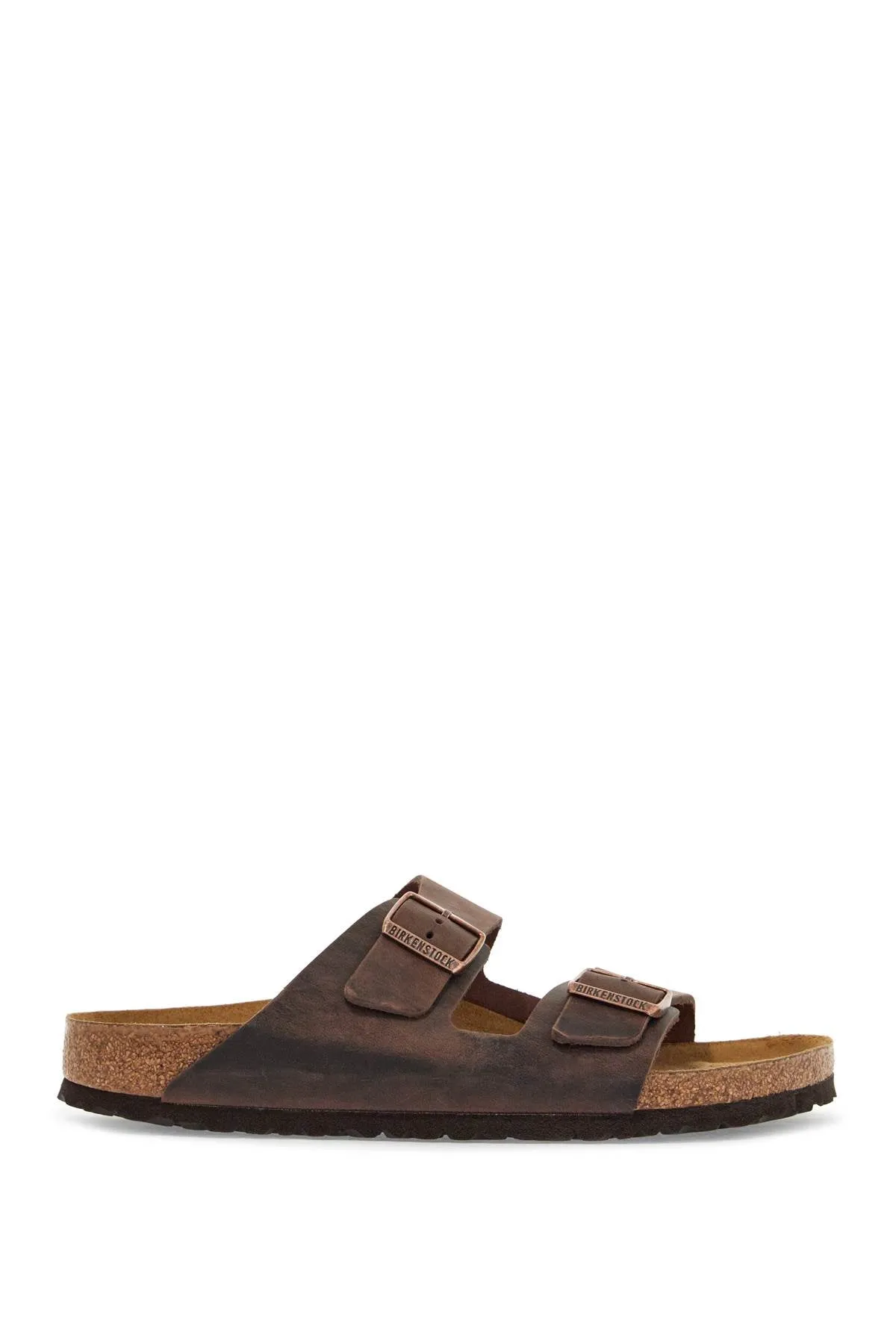 Birkenstock Herren Classic Habana Leder Arizona Schlappen Mit Kork- Und Gummisohle