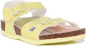 Birkenstock Rio Kinder in Gelb für Kinder | Schmal geschnittene Schuhe Birkenstock