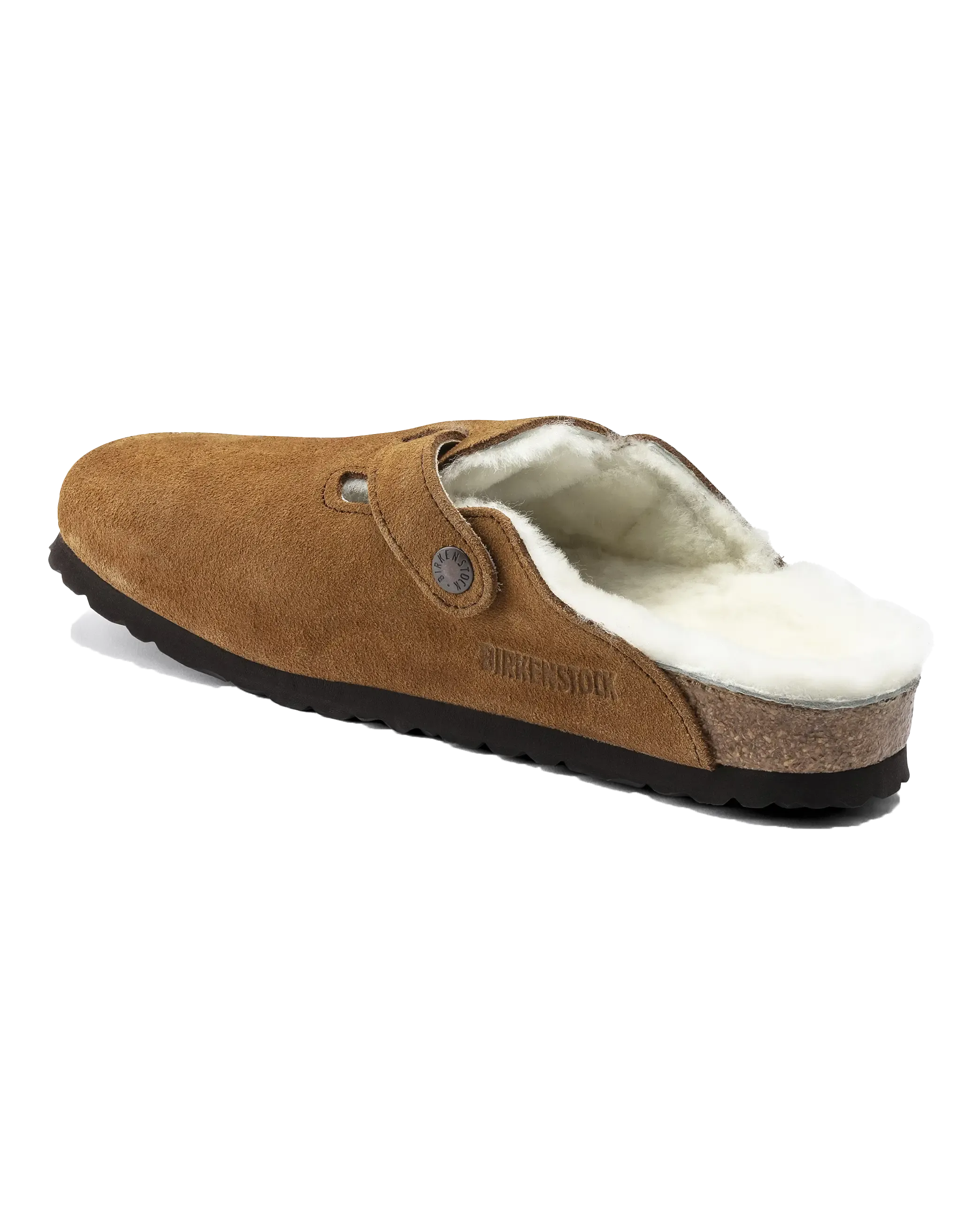 Birkenstock Schuhe Boston Shearling Hausschuhe in Nerz