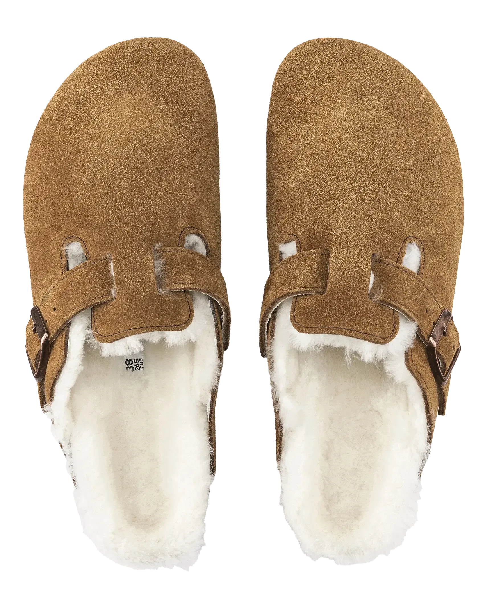 Birkenstock Schuhe Boston Shearling Hausschuhe in Nerz