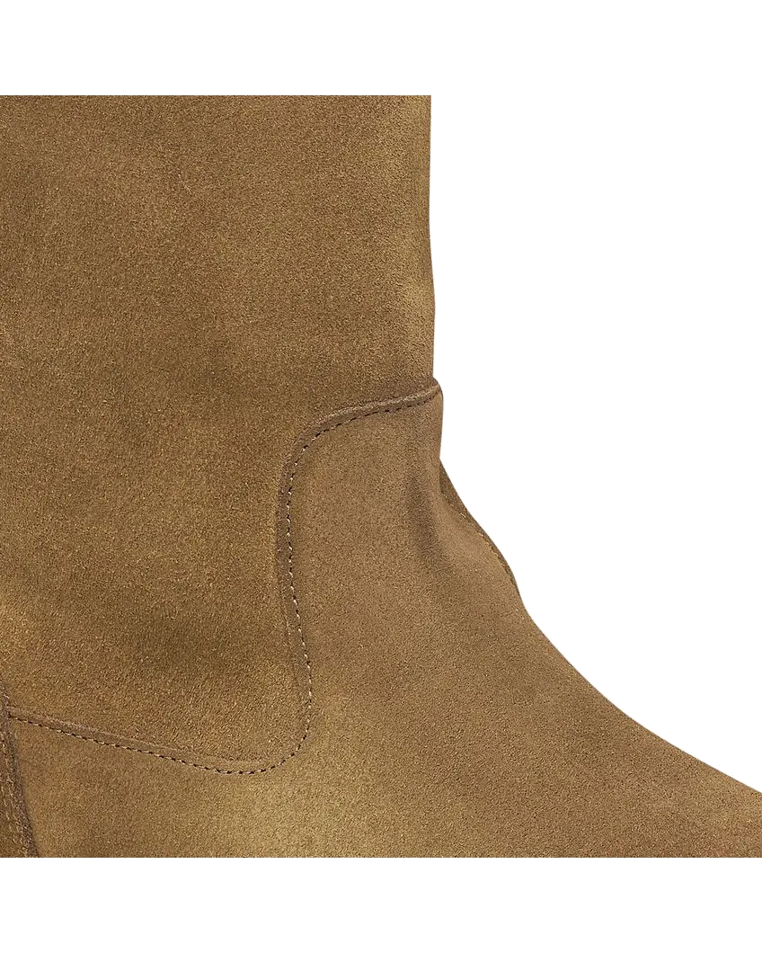 Birkenstock Schuhe Uppsala Shearling Wildleder Stiefel in Dunklem Tee