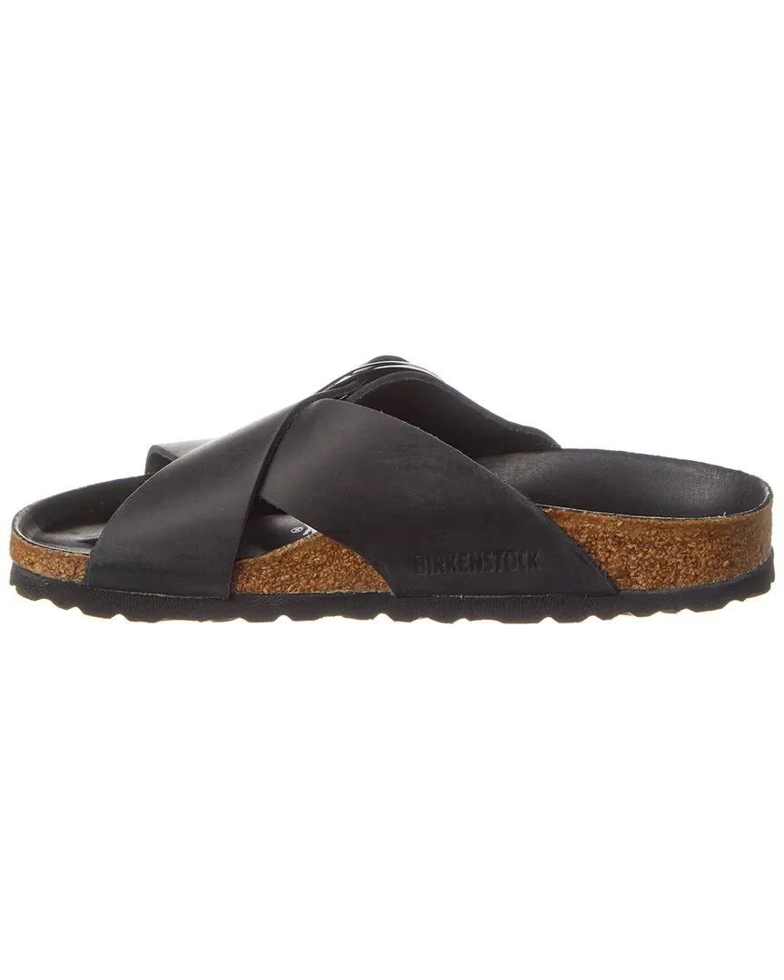 Birkenstock Siena Big Buckle Sandale mit schmaler Passform aus Leder