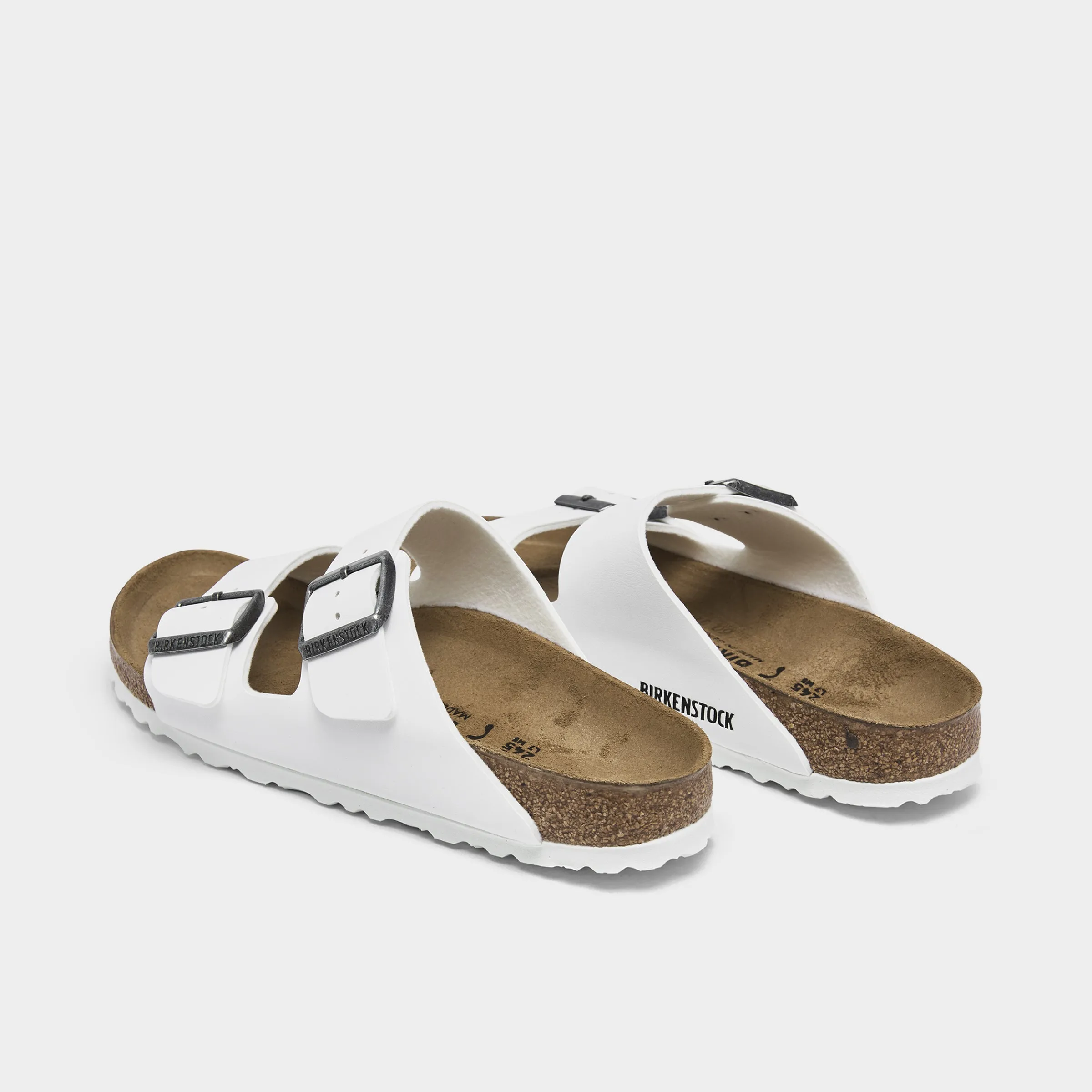 Birkenstock Damen Arizona Birko-Flor / Weiße Birkenstock-Schuhe