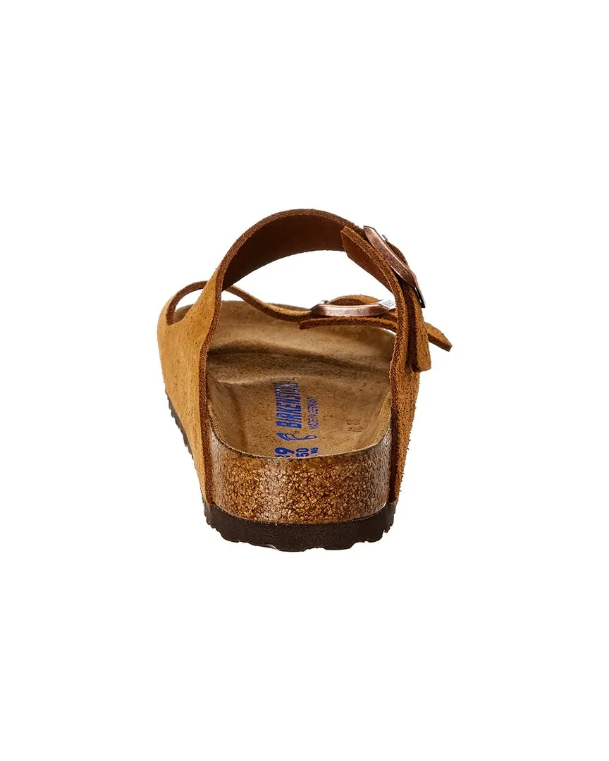Birkenstock Damen Arizona Sandale mit weichem Fußbett aus Wildleder