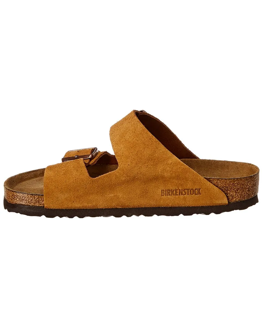 Birkenstock Damen Arizona Sandale mit weichem Fußbett aus Wildleder