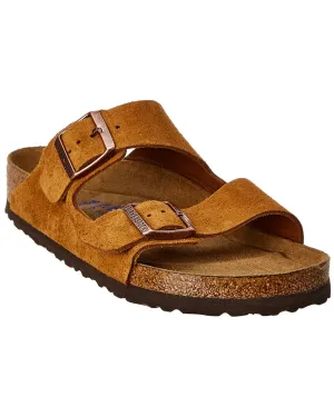 Birkenstock Damen Arizona Sandale mit weichem Fußbett aus Wildleder
