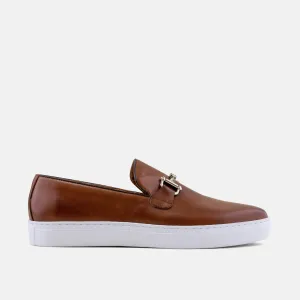 Boardwalk Mahagoni-Leder Pferdegebiss-Sneaker