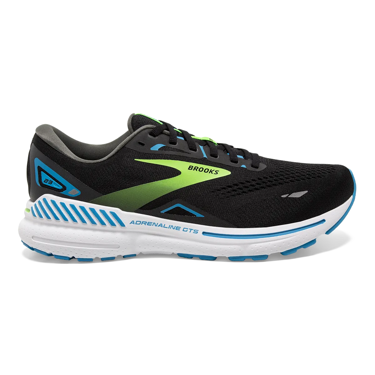 Brooks Adrenaline GTS 23 - Schwarz - Hawaiianisches Meer - Grün