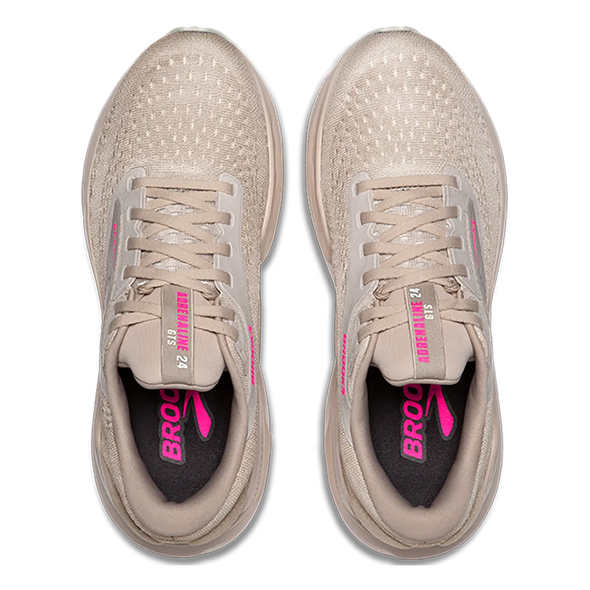 Brooks Adrenaline GTS 24 Schlossgrau - Kokosnuss - Rosa