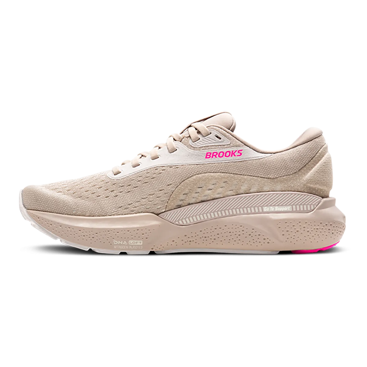 Brooks Adrenaline GTS 24 Schlossgrau - Kokosnuss - Rosa
