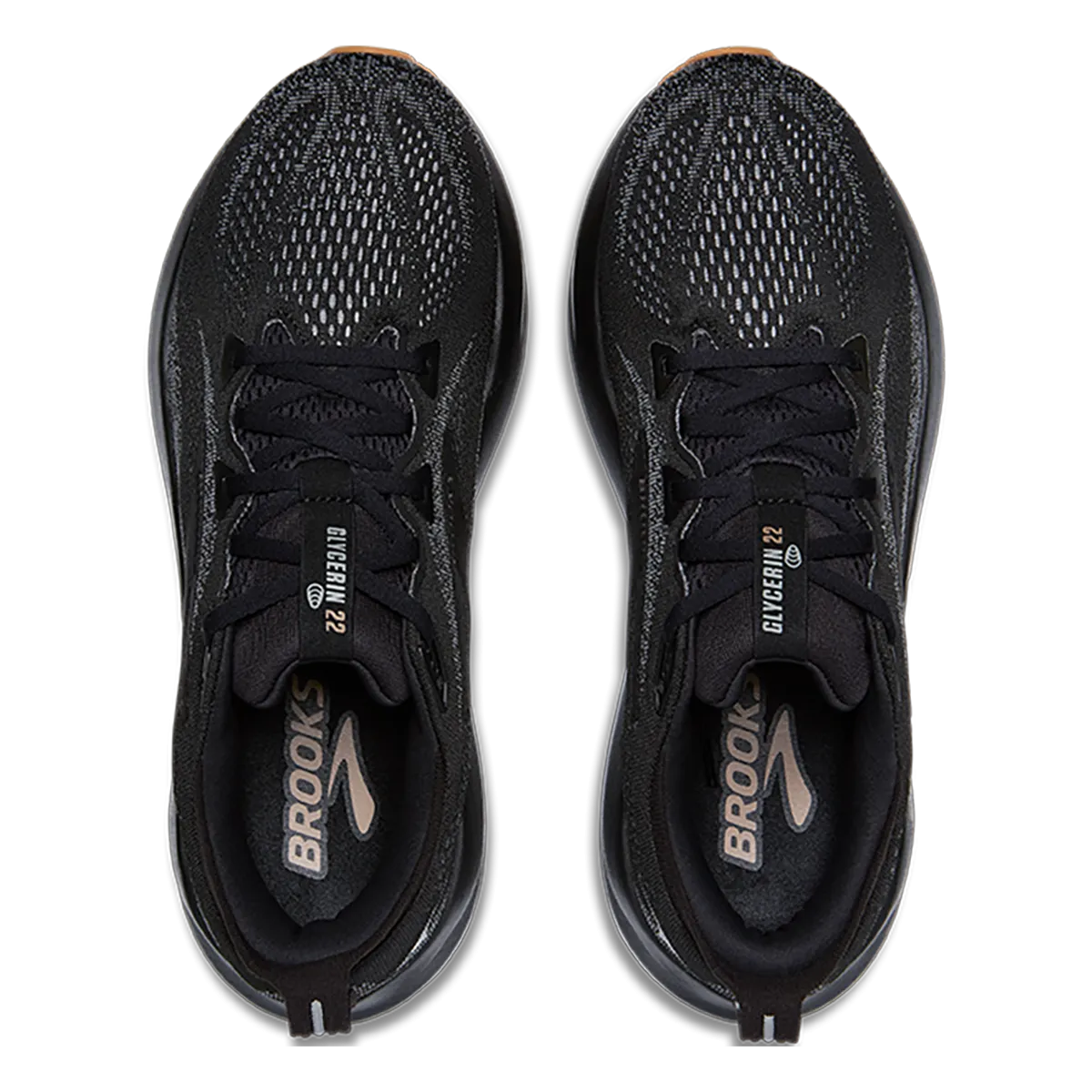 Brooks Glycerin 22 Schwarz - Grundierungsgrau - Keks