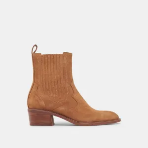 BRYLEE H2O WEITE BOOTIES BRAUN WILDLEDER