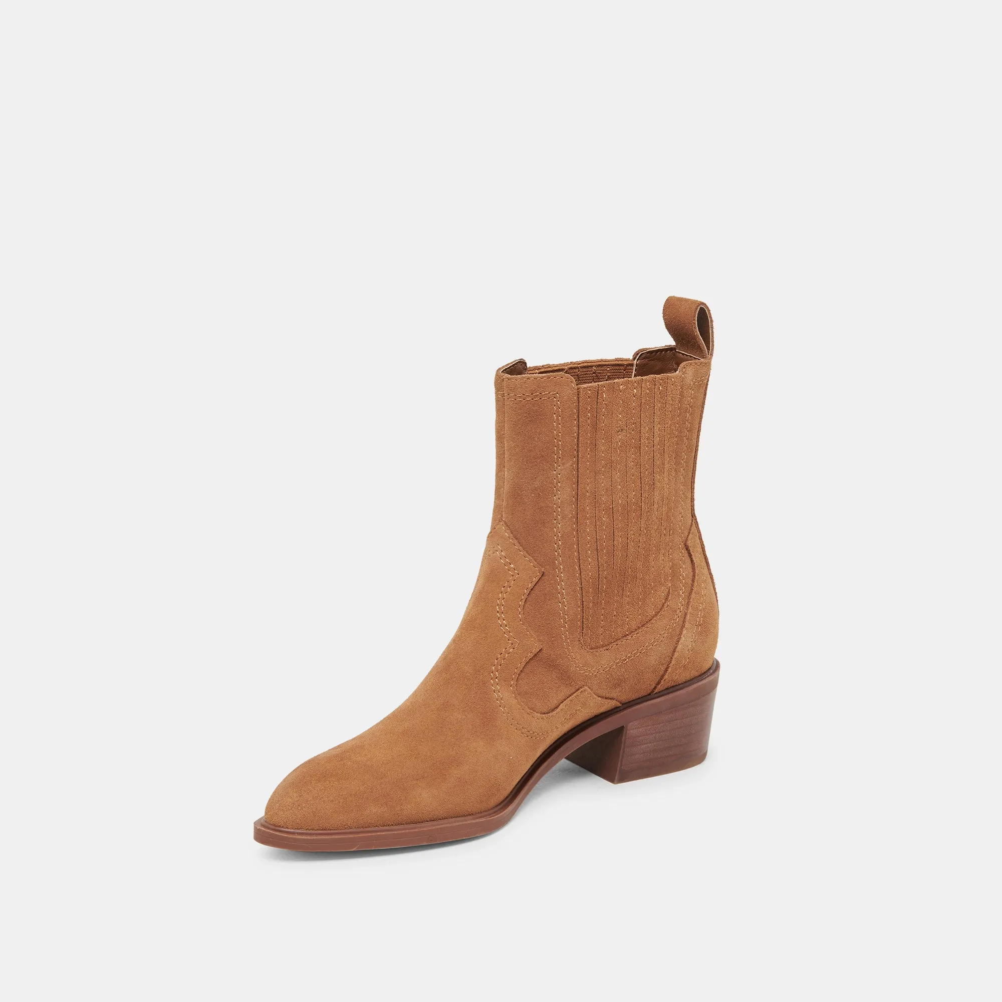 BRYLEE H2O WEITE BOOTIES BRAUN WILDLEDER