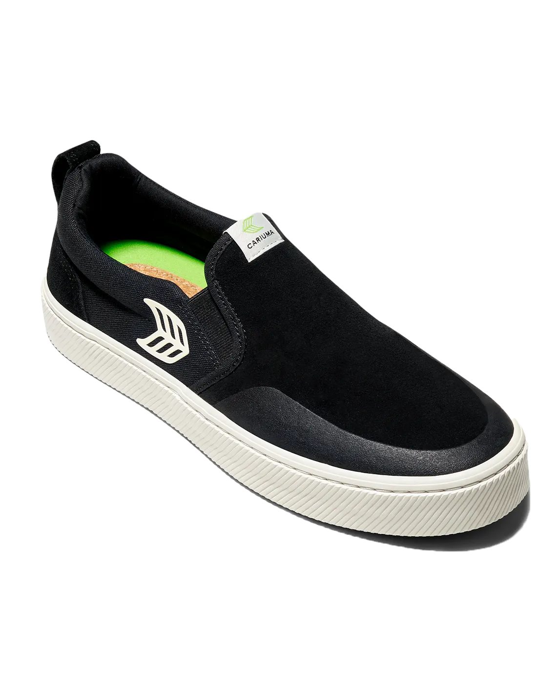 Cariuma Schuhe Slip On Skate Pro Schuhe in Schwarz & Elfenbein