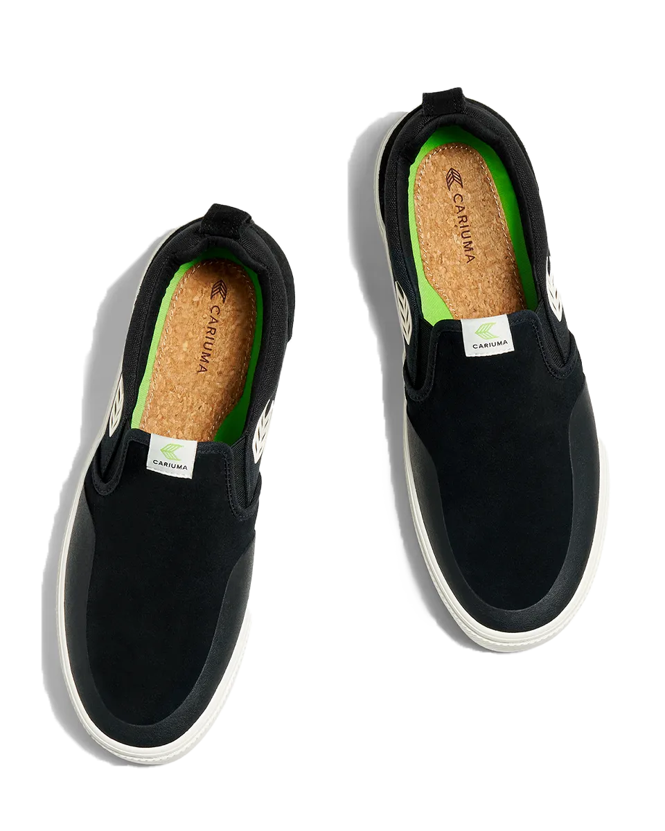 Cariuma Schuhe Slip On Skate Pro Schuhe in Schwarz & Elfenbein