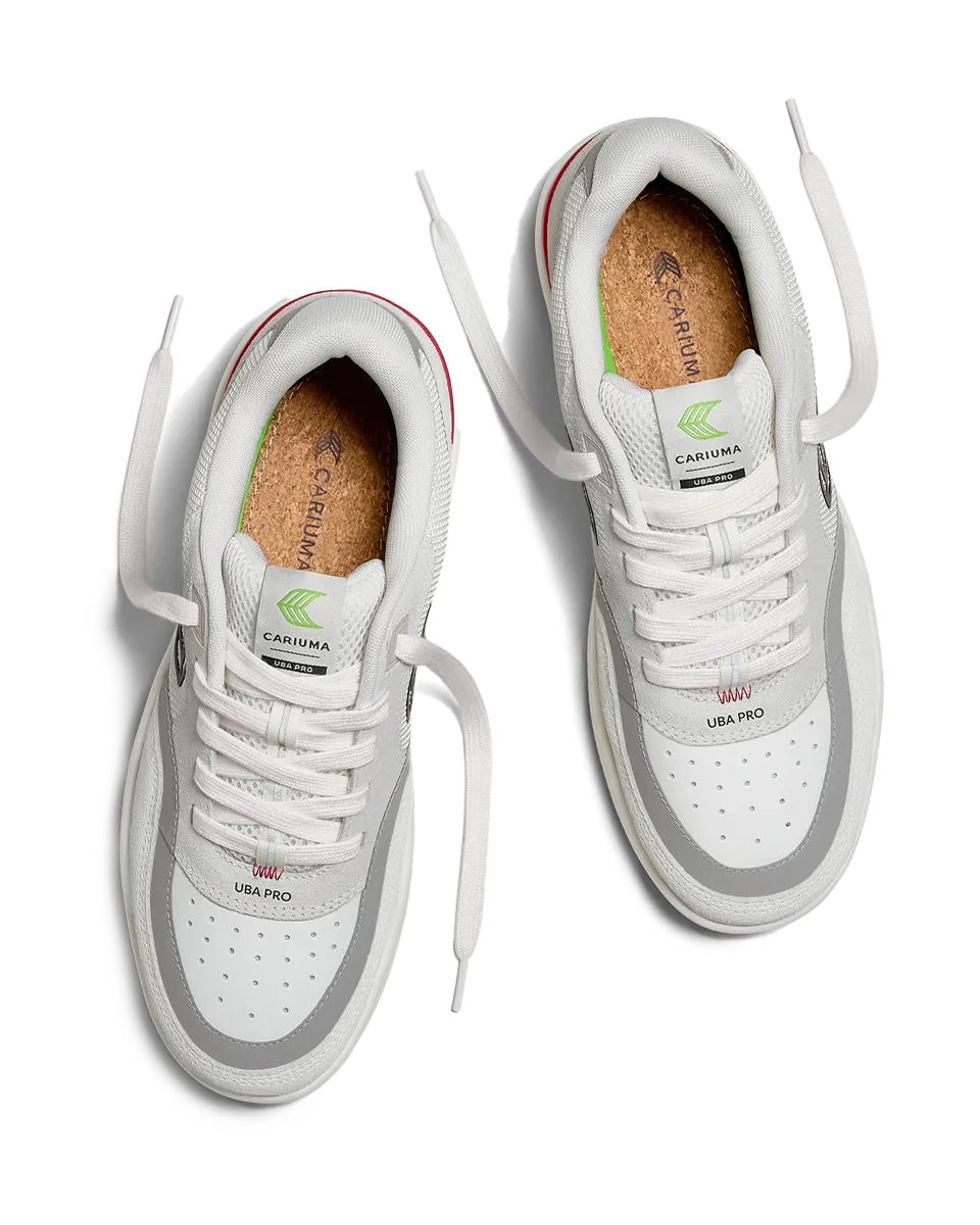 Cariuma Schuhe Uba Pro Schuhe in Rauchweiß, Rot & Schwarz