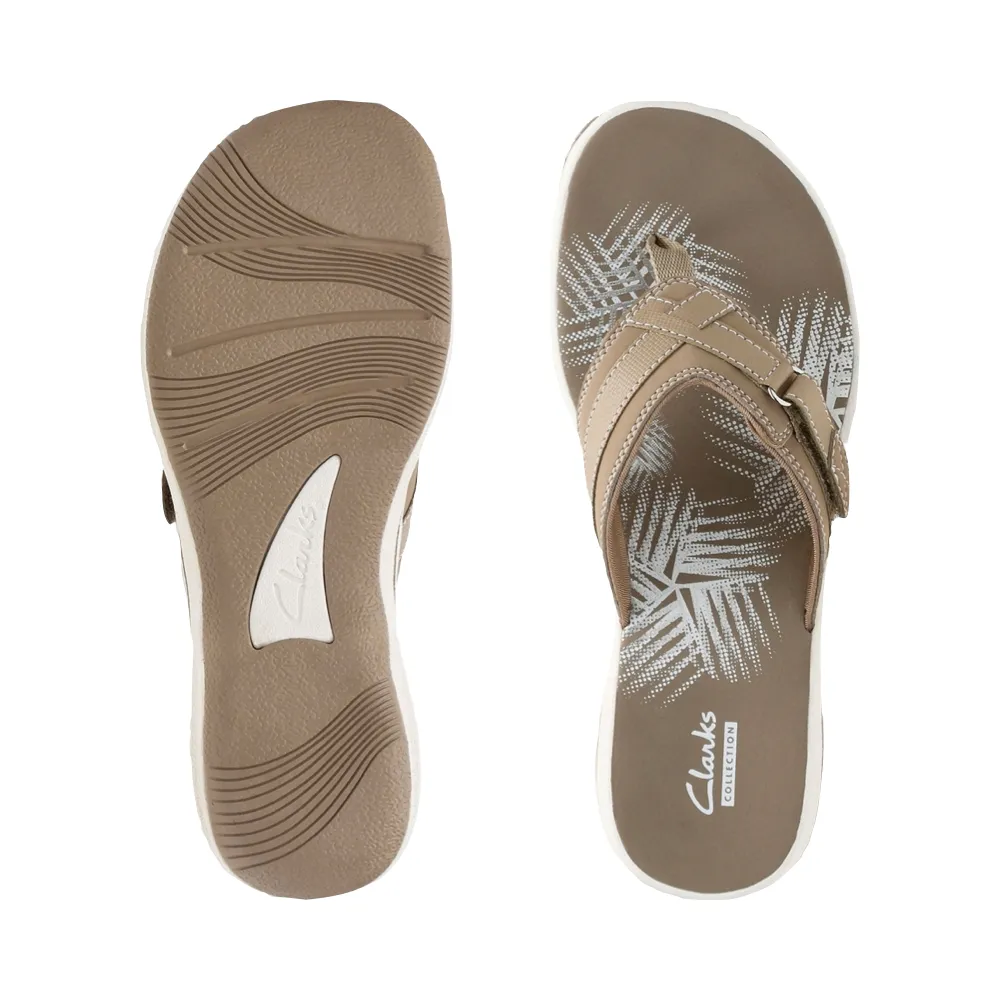 Clarks Damen Breeze Sea II Flip-Flop-Sandale in Taube