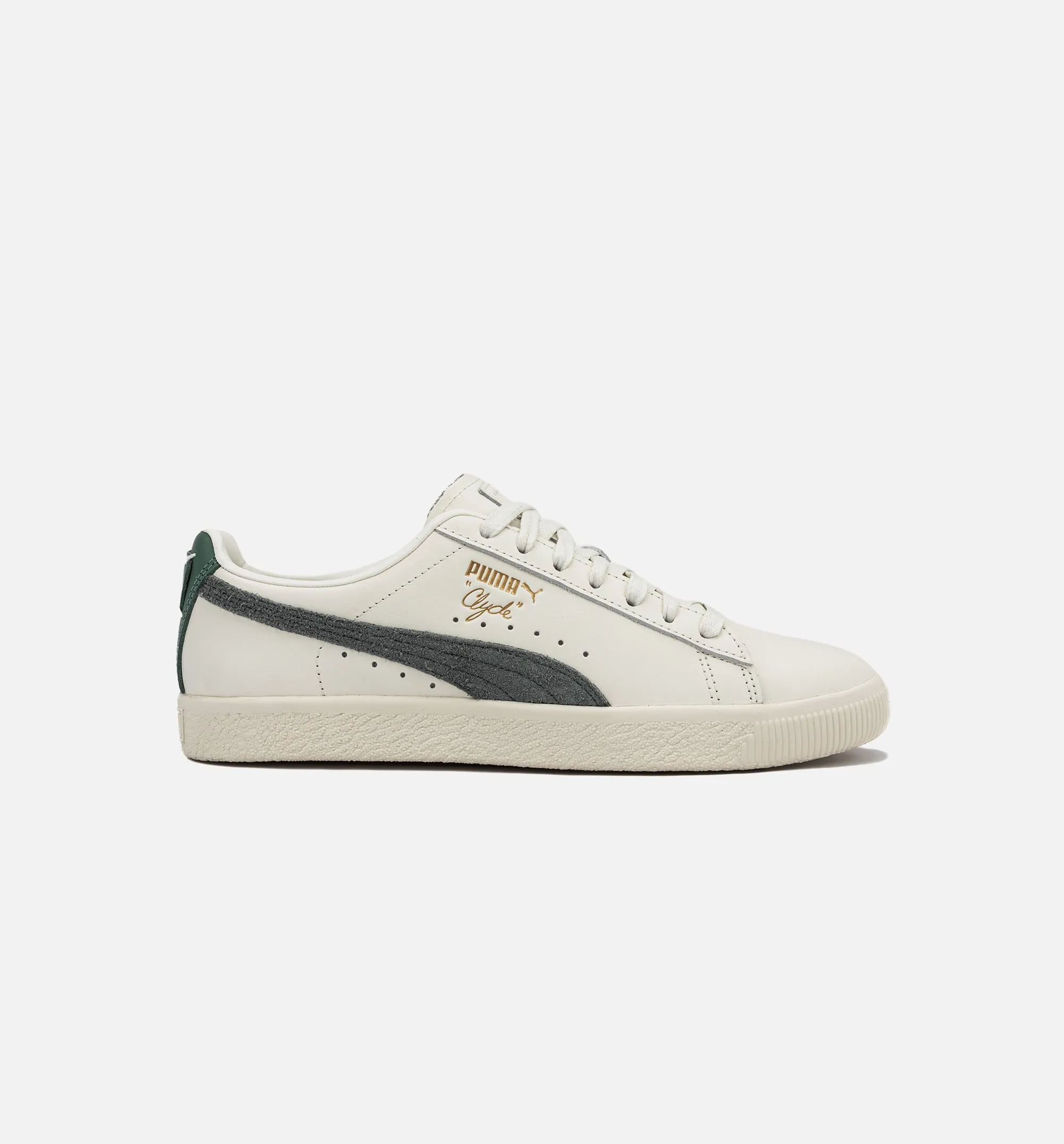 Clyde Herren Lifestyle-Schuh - Weiß/Grau/Eukalyptusgrün