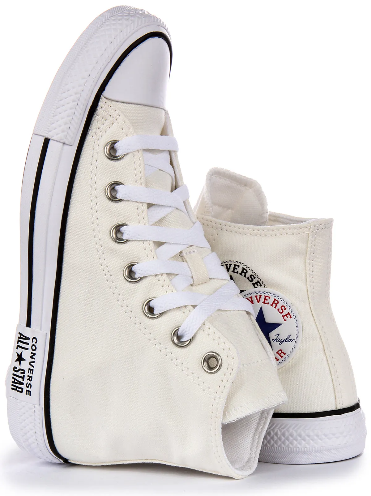 Converse All Star A09205C Patch Logo in weißen Schuhen Converse