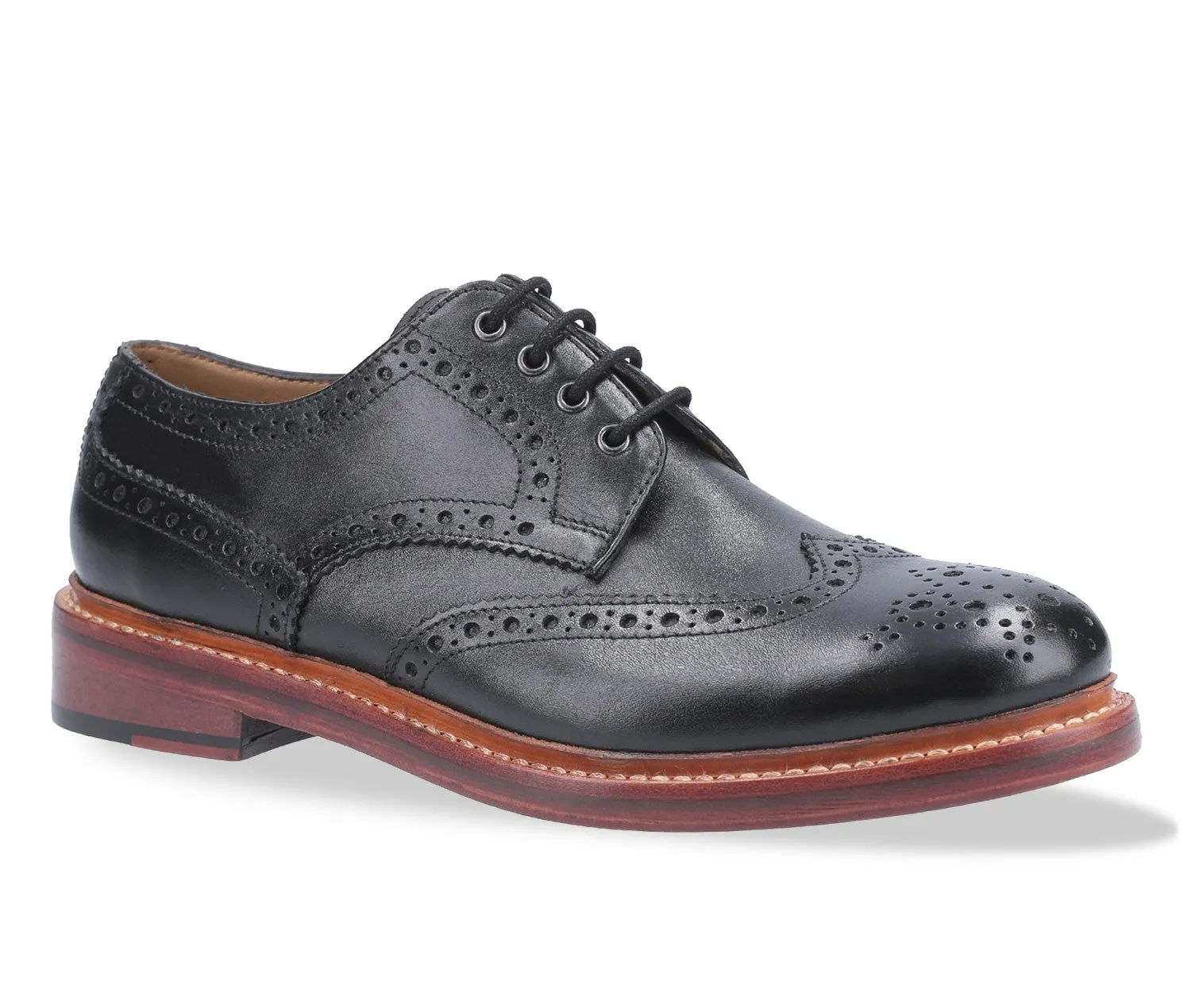 Cotswold Quenington All Leder Brogue Schuh Cotswold Schuhe