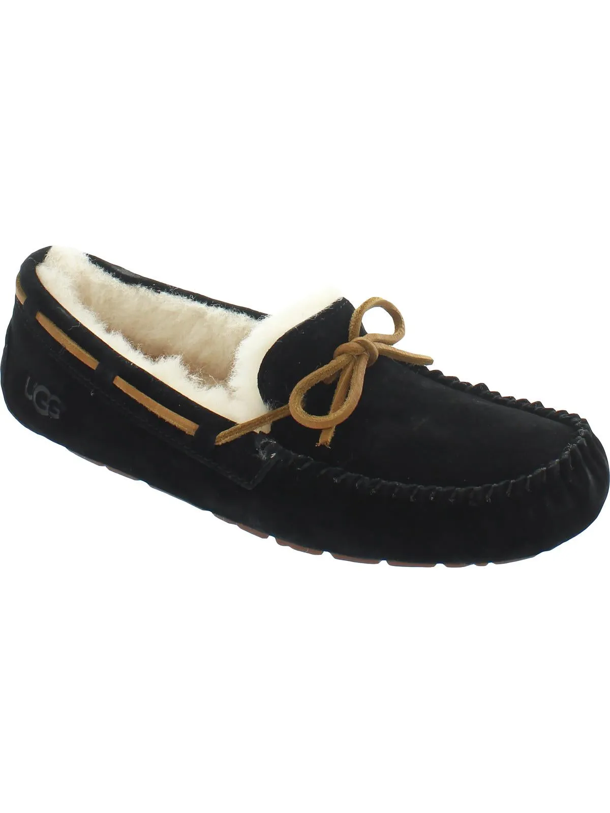 Dakota Damen Wildleder Schaffell gefütterte Mokassin Hausschuhe Hey Dude Schuhe