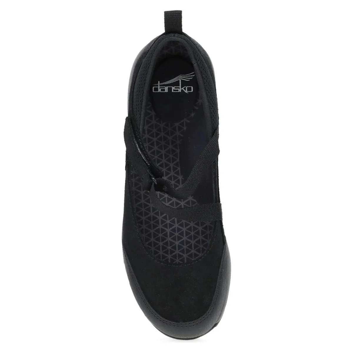 Dansko Damen Primrose Black Gebürstetes Wildleder Mary Jane Dansko Schuhe
