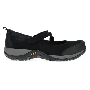 Dansko Damen Primrose Black Gebürstetes Wildleder Mary Jane Dansko Schuhe
