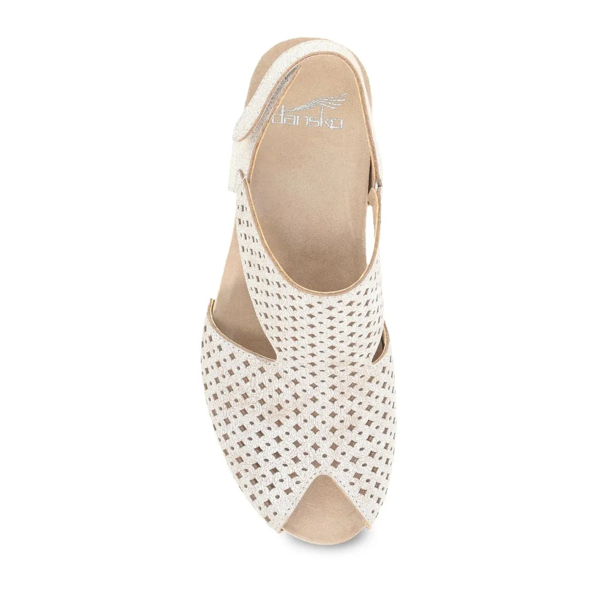Dansko Damen Teagan Weiß Vintage Leder Dansko Schuhe