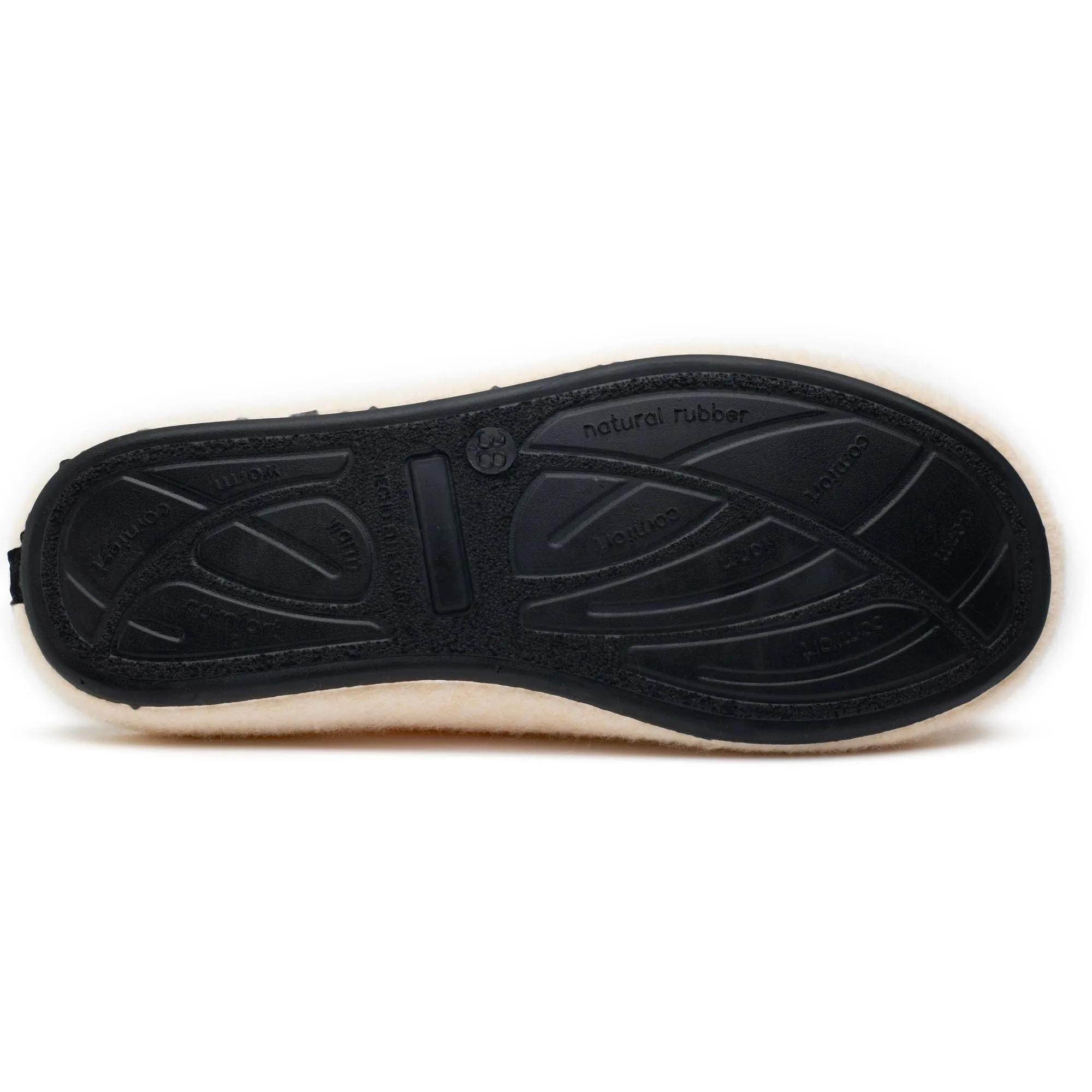 Damen Vegane Mule Hausschuhe | Creme