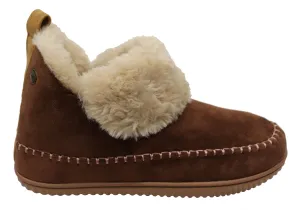 Dearfoams Damen Bequeme Moritz Bootie Hausschuhe Dearfoams Schuhe
