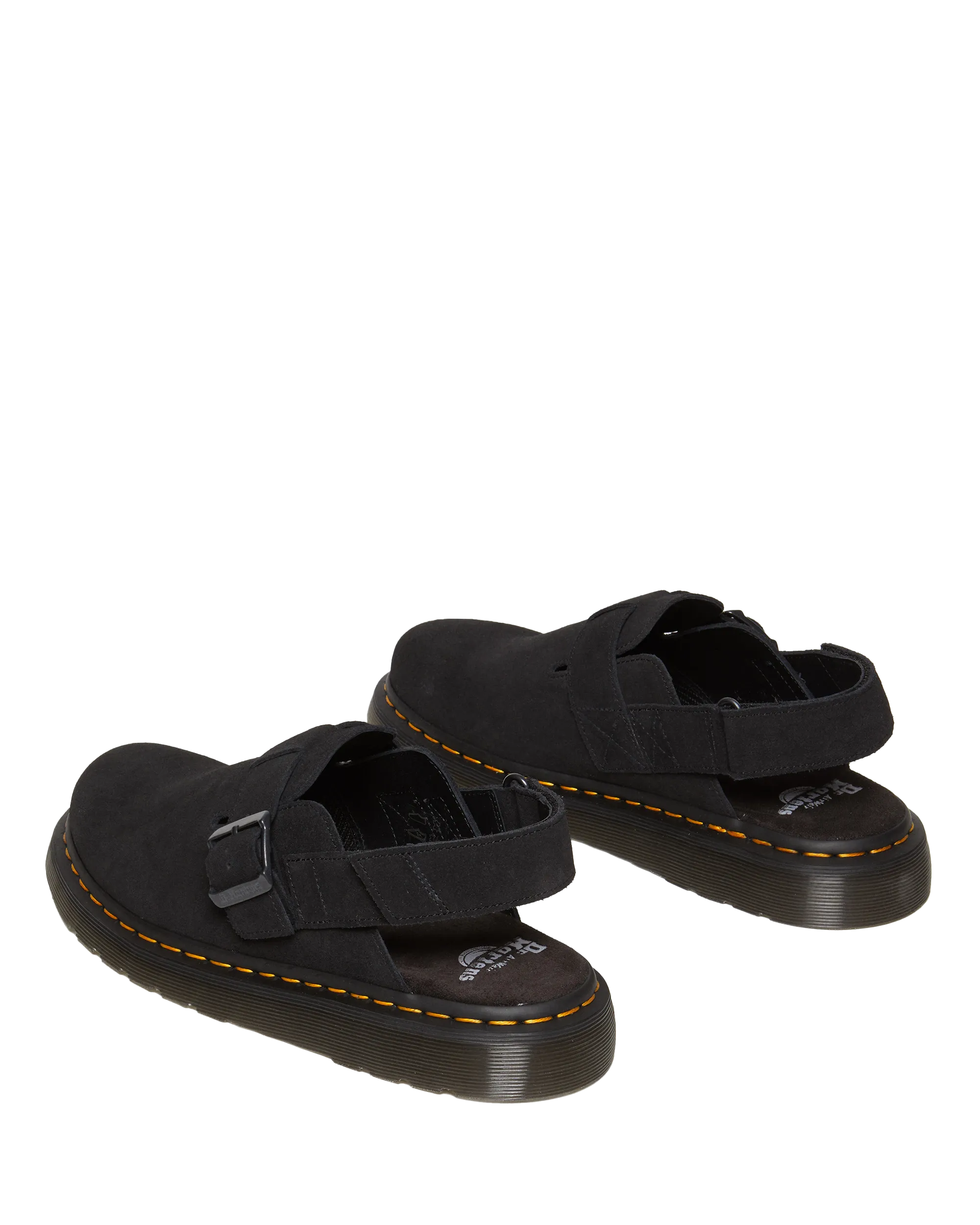 Dr. Martens Schuhe Jorge II Wildleder Pantoffeln in Schwarz Wildleder