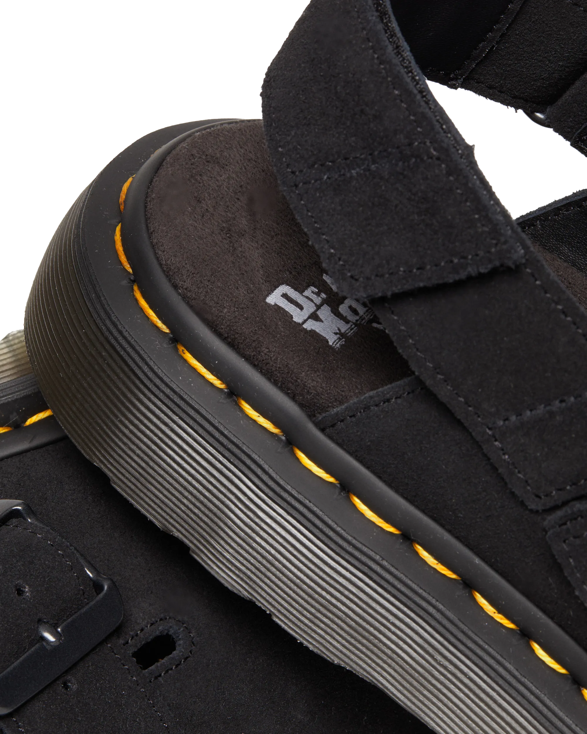 Dr. Martens Schuhe Jorge II Wildleder Pantoffeln in Schwarz Wildleder