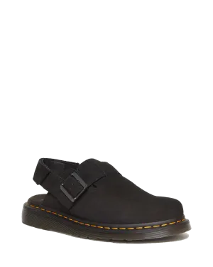 Dr. Martens Schuhe Jorge II Wildleder Pantoffeln in Schwarz Wildleder