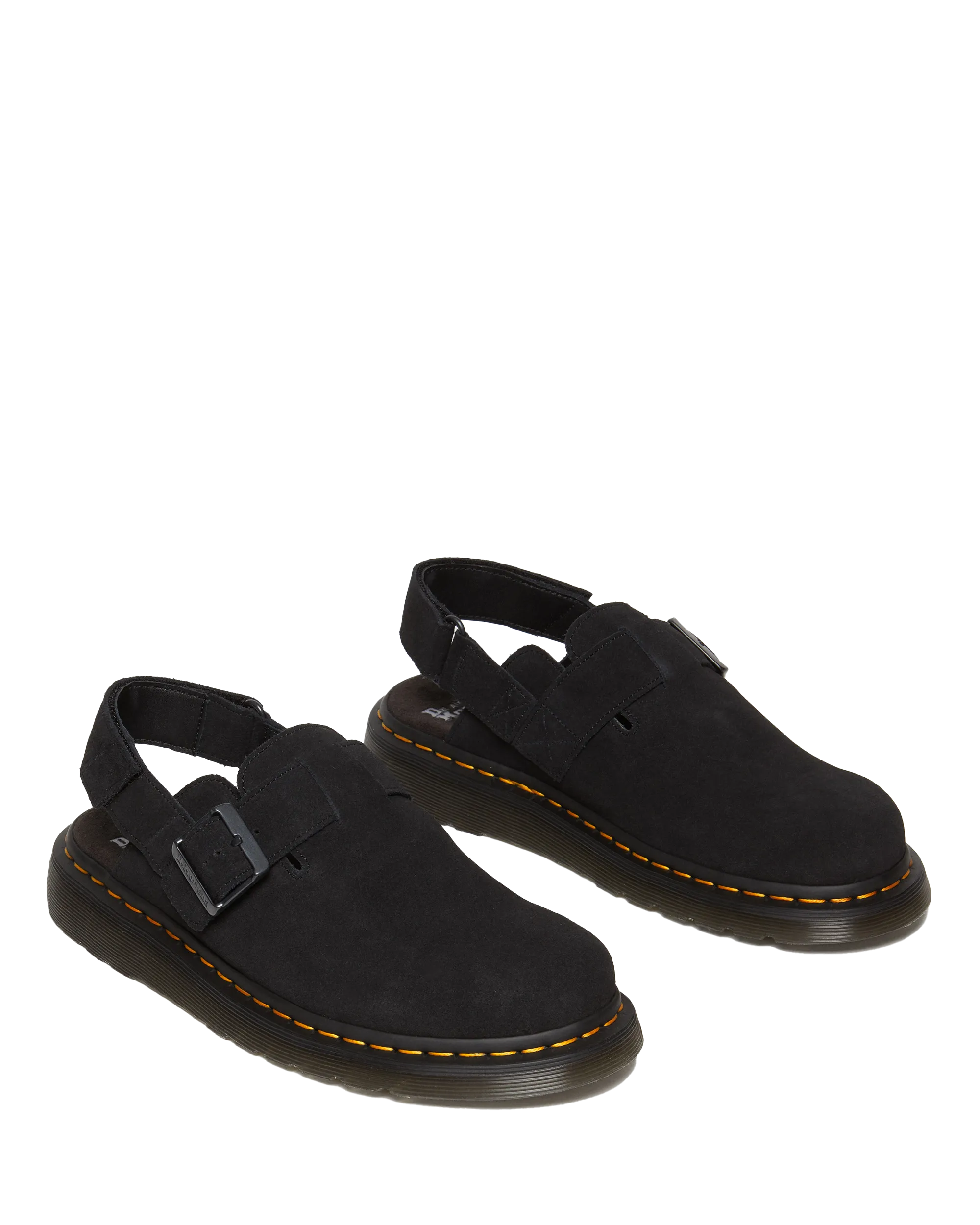 Dr. Martens Schuhe Jorge II Wildleder Pantoffeln in Schwarz Wildleder