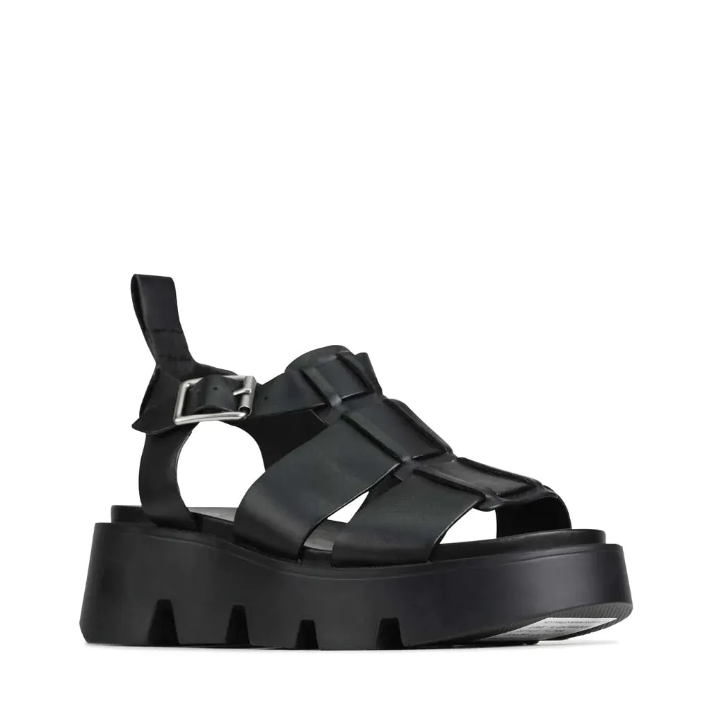 EOS Kailan Schwarze Lederschuhe_Eos