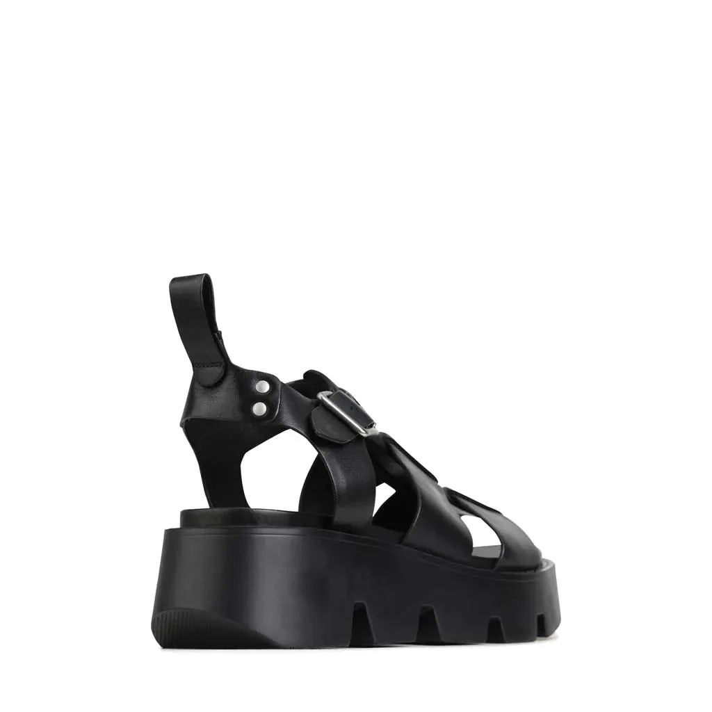 EOS Kailan Schwarze Lederschuhe_Eos